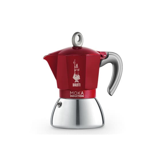 Mokabryggare Bialetti Moka Induction Red 6 cups från Bialetti – köp hos Coffee Friend