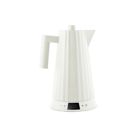 Alessi Plissé elektrisk vattenkokare, 1,7 l - vit från Alessi – köp hos Coffee Friend