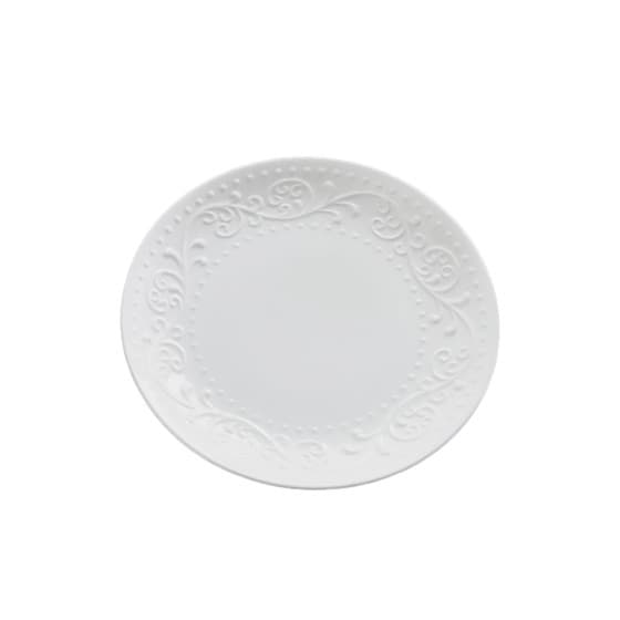 Desserttallrik Homla SYLIA White Ornament, 21 cm från Homla – köp hos Coffee Friend