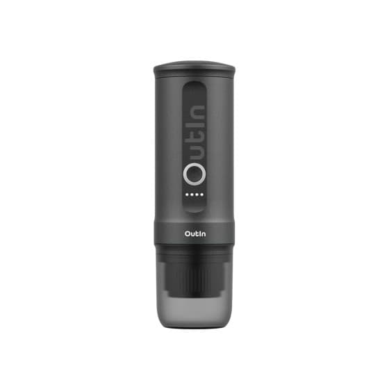 Outin Nano Space Grey Espressomaskin portabel - Rymdgrå – från OutIn – 1599 kr – hos Coffee Friend