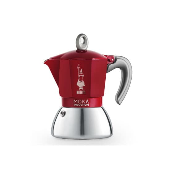 Mokabryggare Bialetti Moka Induction Red 4 cups från Bialetti – köp hos Coffee Friend