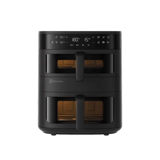 Electrolux 800 Dual Air Fryer EAFD11B airfryer, 11 l – svart från Electrolux – köp hos Coffee Friend
