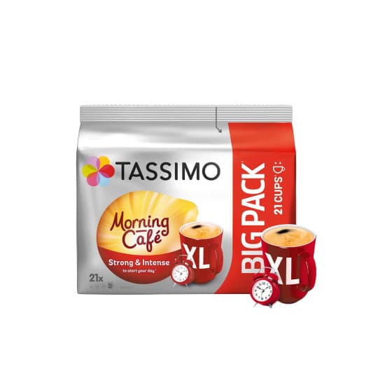 Kaffekapslar Tassimo Morning Cafe XL (kompatibel med Bosch Tassimo kapselmaskiner), 21 st. – från Tassimo – 80 kr – hos Coffee Friend