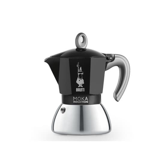 Mokabryggare Bialetti Moka Induction Black 4 cups från Bialetti – köp hos Coffee Friend