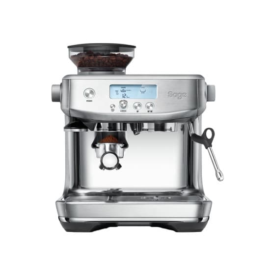 Sage the Barista Pro™ SES878 Espressomaskin med kvarn - Silver/Svart – från Sage – 7299 kr – hos Coffee Friend