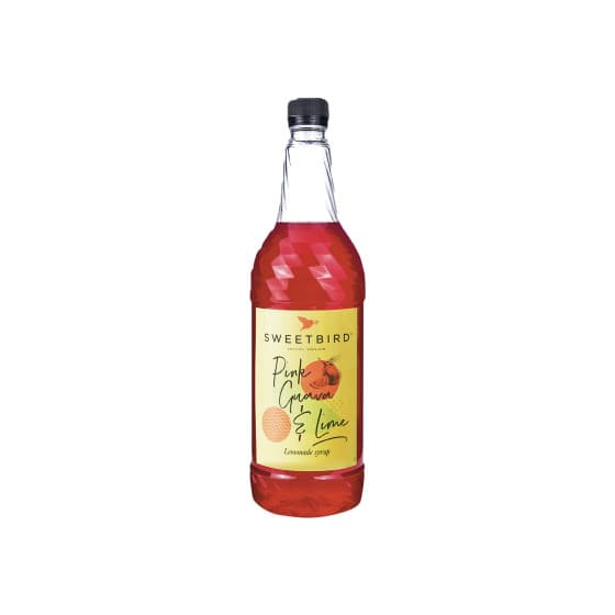Lemonadsirap Sweetbird Pink Guava &amp; Lime Lemonade, 1 l – från Sweetbird – 139 kr – hos Coffee Friend