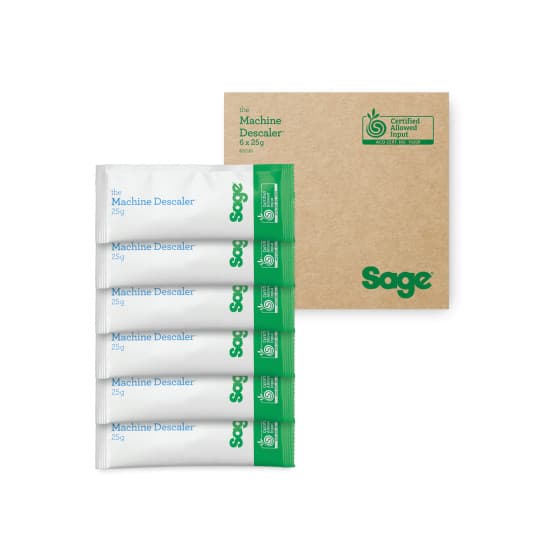 Sage avkalkningsmedel i pulverform för kaffebryggare, 6 x 25 g (SCC101) från Sage – köp hos Coffee Friend