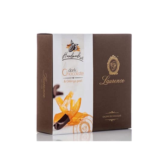 Chokladgodis med apelsinskal Laurence Golden Orange Peel, 140 g från Laurence – köp hos Coffee Friend