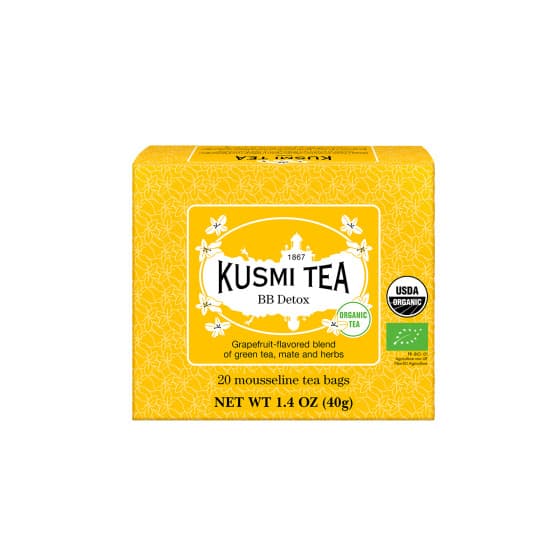 Ekologisk blandning av grönt och mate-te Kusmi Tea BB Detox – 20 tepåsar i musslin – från Kusmi Tea – 93 kr – hos Coffee Friend