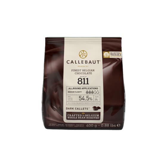 Callebaut 811 mörka chokladcallets, 400 g från Barry Callebaut – köp hos Coffee Friend