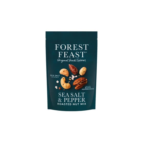 Forest Feast Sea Salt &amp; Pepper nötmix rostade nötter, 120 g från Forest Feast – köp hos Coffee Friend