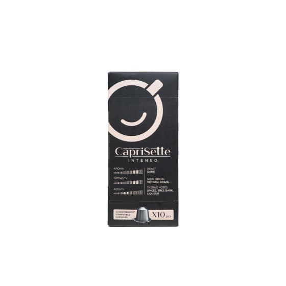Kaffekapslar för Nespresso® maskiner Caprisette Intenso, 10 st. – från Caprisette – 70 kr – hos Coffee Friend