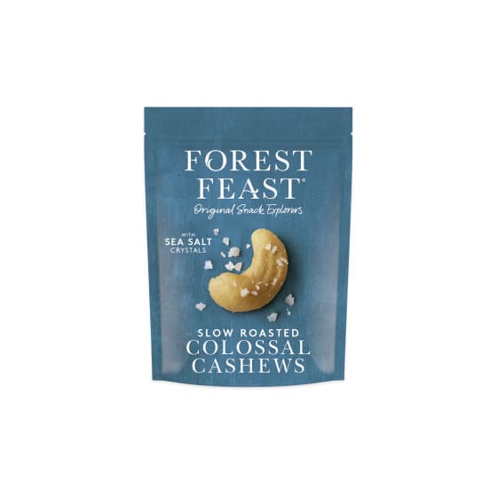 Forest Feast långsamt rostade kolossala cashewnötter, 120 g från Forest Feast – köp hos Coffee Friend