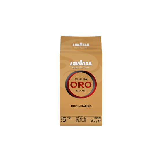 Malt kaffe Lavazza Qualita Oro, 250 g – från Lavazza – 64 kr – hos Coffee Friend