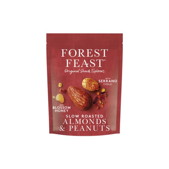 Forest Feast mandlar &amp; jordnötter med honung och chili, 120 g från Forest Feast – köp hos Coffee Friend