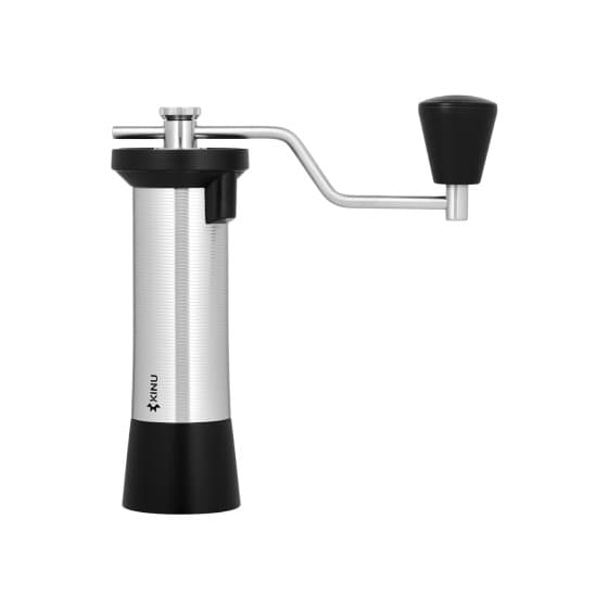 Kinu M47 Rebel Kaffekvarn Single Dose Manuell - Silver/Svart – från KINU – 2889 kr – hos Coffee Friend