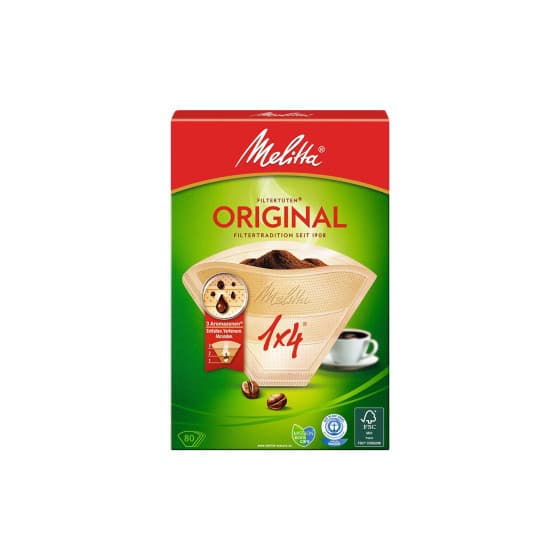 Kaffefilter Melitta Original 1x4, 80 st. från Melitta – köp hos Coffee Friend