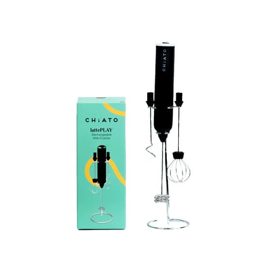 CHiATO lattePLAY Mjölkskummare – Svart från Chiato – köp hos Coffee Friend