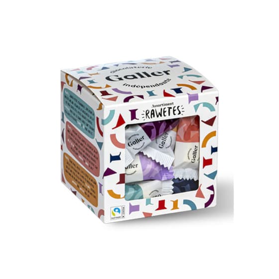 Chokladgodisset Galler Rawetes Cube, 40 st. (200 g) från Galler – köp hos Coffee Friend