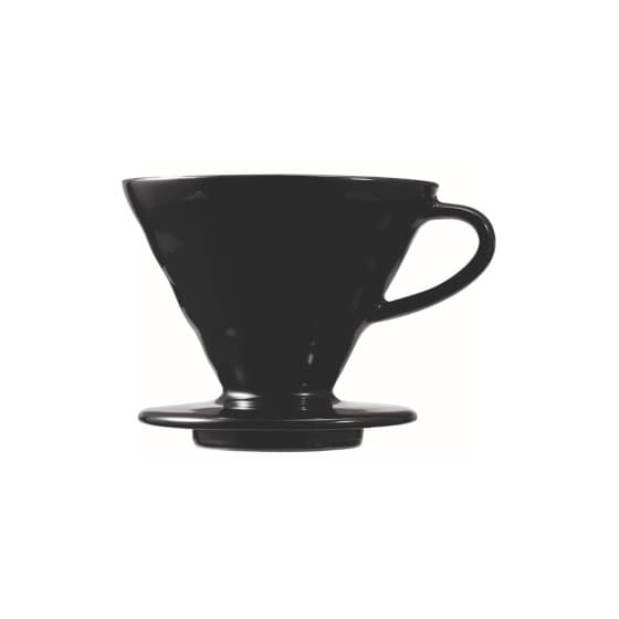 Keramisk kaffedroppare Hario V60-02 Matte Black – från Hario – 293 kr – hos Coffee Friend