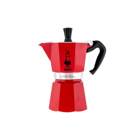 Mokabryggare Bialetti Moka Express Red 6 cups från Bialetti – köp hos Coffee Friend