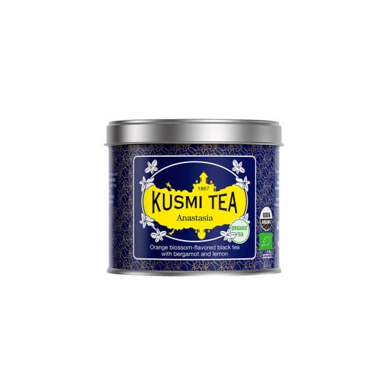 Ekologiskt svart te Kusmi Tea Anastasia, 100 g (i metallburk) – från Kusmi Tea – 151 kr – hos Coffee Friend