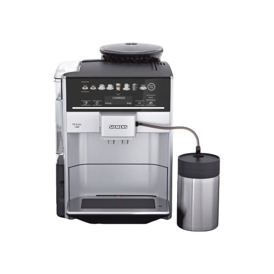 Siemens EQ.6 plus s300 TE653M11RW Helautomatisk kaffemaskin bönor - Silver – från Siemens – 6989 kr – hos Coffee Friend
