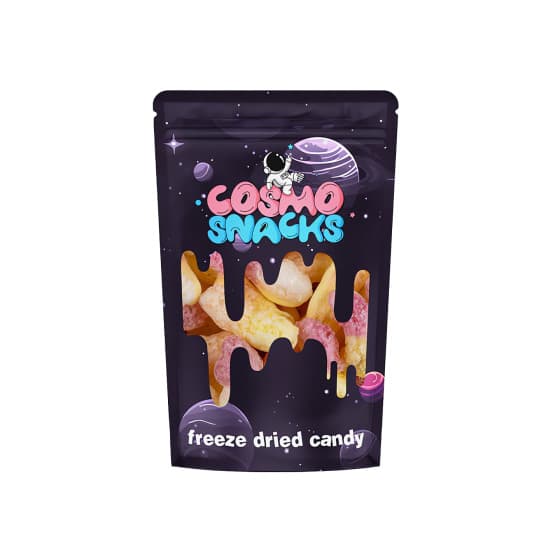 Cosmo Snacks frystorkade sura maskar (gelégodis), 52 g från COSMO SNACKS – köp hos Coffee Friend
