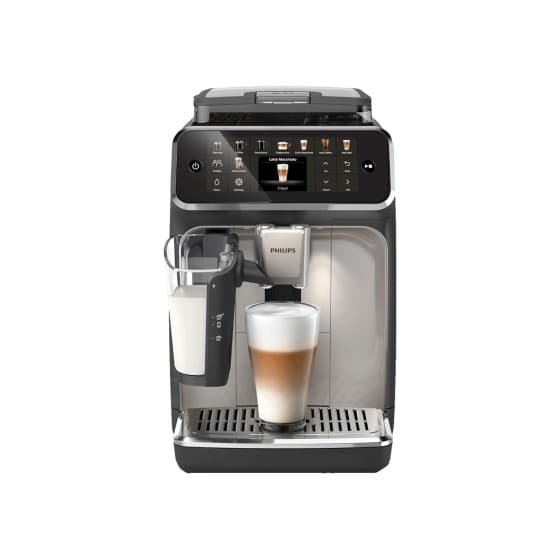Philips 5500 LatteGo EP5546/70 Helautomatisk kaffemaskin bönor - Svart/Silver – från Philips – 6499 kr – hos Coffee Friend