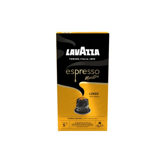 Kaffekapslar för Nespresso® maskiner Lavazza Espresso Maestro Lungo, 10 st. – från Lavazza – 37 kr – hos Coffee Friend