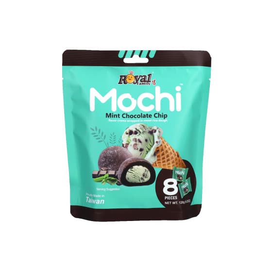 Mochi Royal Family Mint Chocolate Chip, 8 st. (120 g) från Royal Family – köp hos Coffee Friend