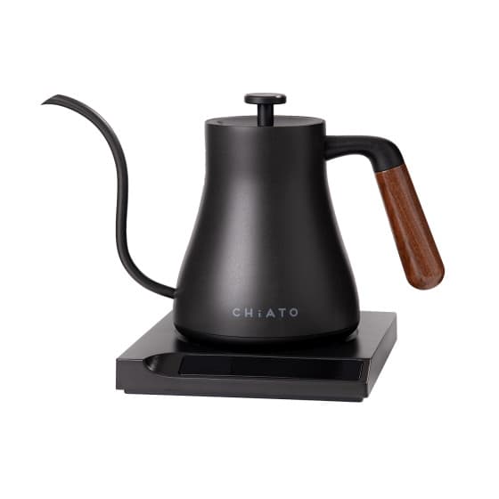 Elektrisk vattenkokare CHiATO flowPLAY Gooseneck, 0.6 l – Svart från Chiato – köp hos Coffee Friend