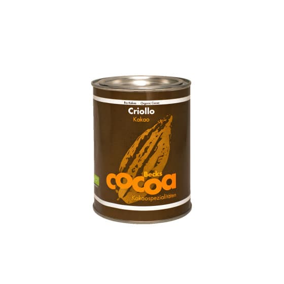Ekologisk kakao Cacao Criollo 100% ilman lisäaineita, 250 g från Becks – köp hos Coffee Friend