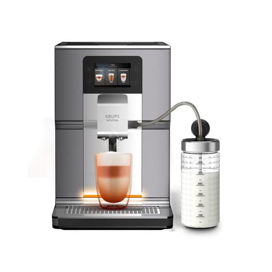 Krups Intuition Preference+ EA875E10 Helautomatisk kaffemaskin - Silver/Svart – från Krups – 8443 kr – hos Coffee Friend