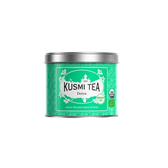 Ekologisk blandning av grönt te och örter Kusmi Tea Detox, 100 g (i metallburk) – från Kusmi Tea – 170 kr – hos Coffee Friend