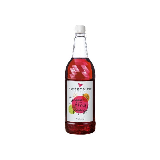 Sirap Sweetbird Dragon Fruit &amp; Papaya, 1 l – från Sweetbird – 117 kr – hos Coffee Friend