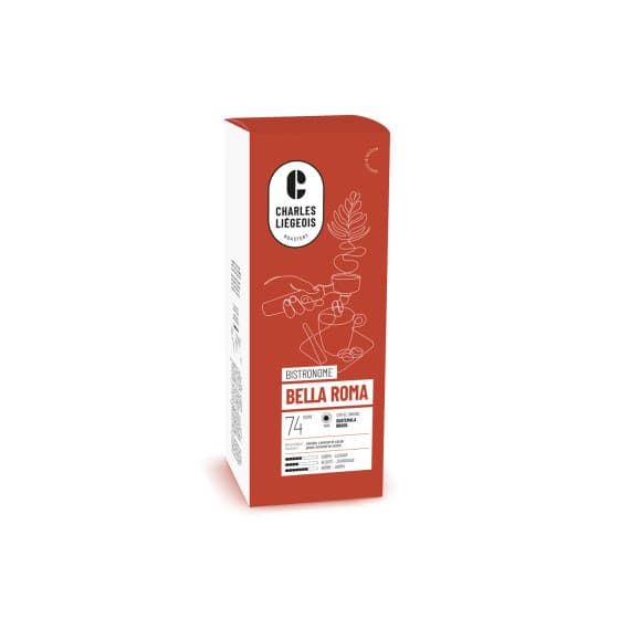 Kaffepods Café Liégeois Bella Roma, 25 st. från Charles Liégeois – köp hos Coffee Friend