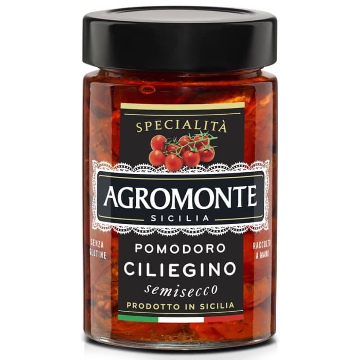 Agromonte Bruschetta Semidry Körsbärstomat i Halvor 200g