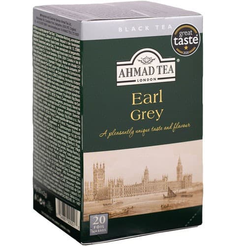 Ahmad Tea Earl Grey Tepåsar 20-pack