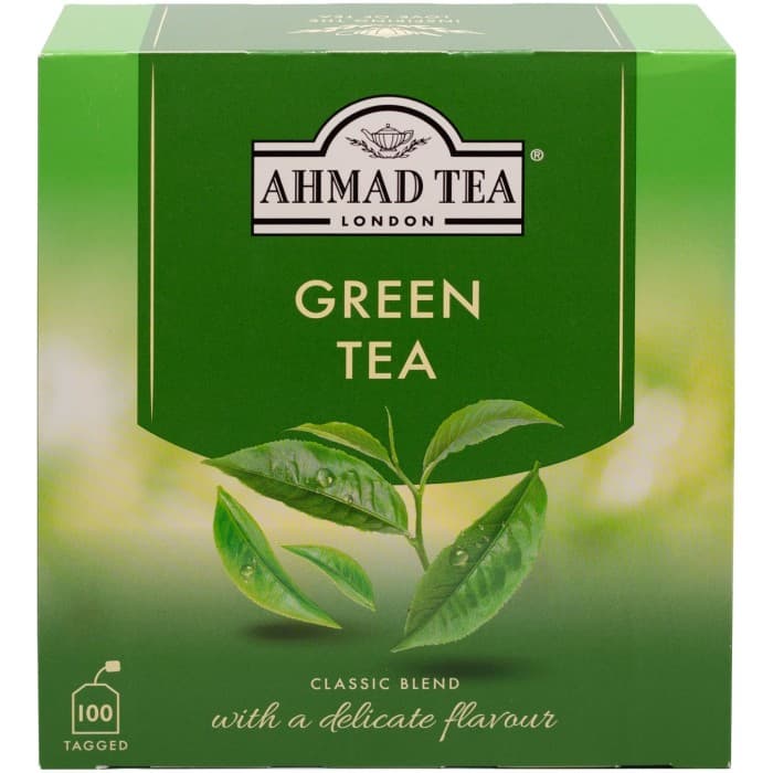 Ahmad Tea Grönt Te Tepåsar 100-pack