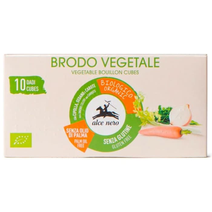 Alce Nero Buljongtärningar Grönsak 100g