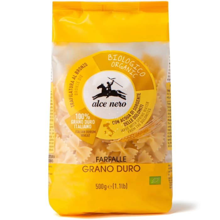 Alce Nero Farfalle Durum Eko 500g