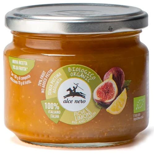 Alce Nero Fikon- & Citronmarmelad 270g