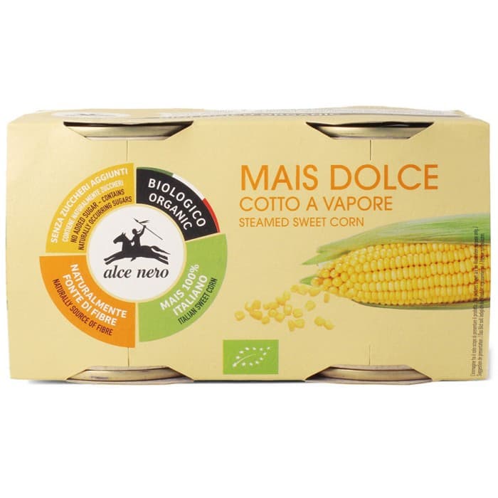 Alce Nero Kokt Majs Eko 2x160g