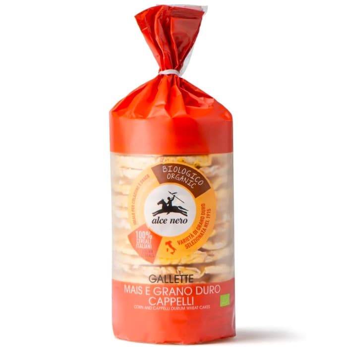 Alce Nero Majs & Durumvetekakor 100g