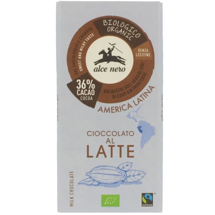 Alce Nero Mjölkchoklad 36% 100g