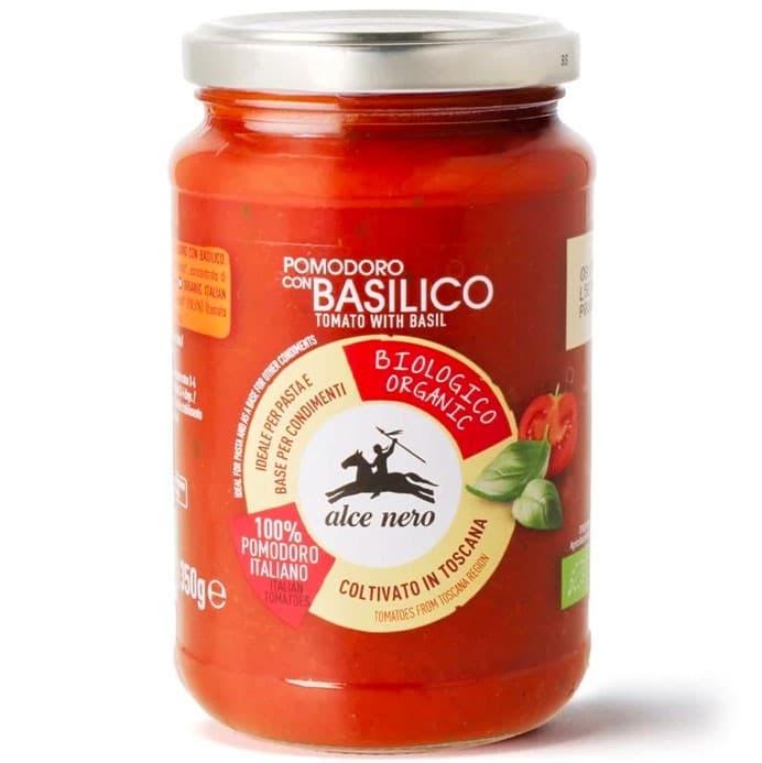 Alce Nero Tomatsås Basilika 350g från Alce Nero - köp hos Delitea
