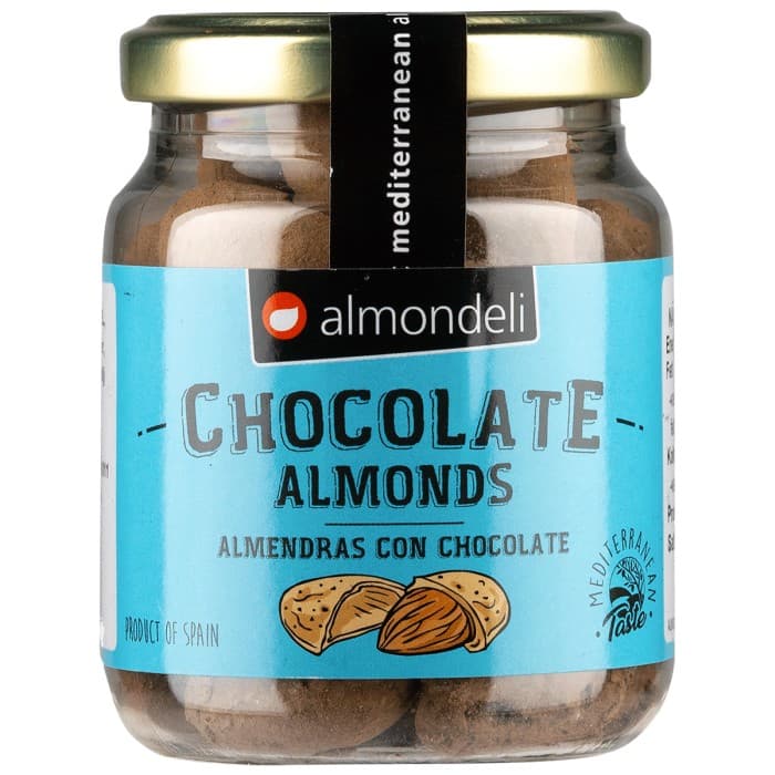 Almondeli Valenciamandel med Choklad 140g – från Almondeli – 80 kr – hos Delitea