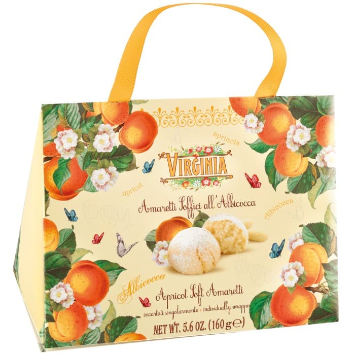 Amaretti Virginia Mandelkaka Aprikos 160g från Amaretti Virginia - köp hos Delitea
