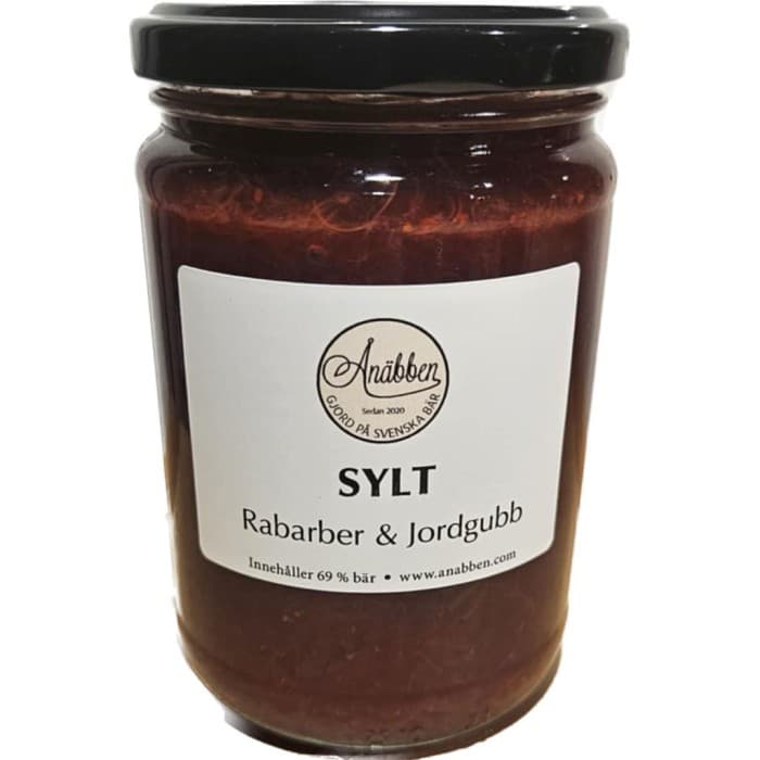 Ånäbben Rabarber & Jordgubbssylt 420g från Ånäbben – köp hos Delitea